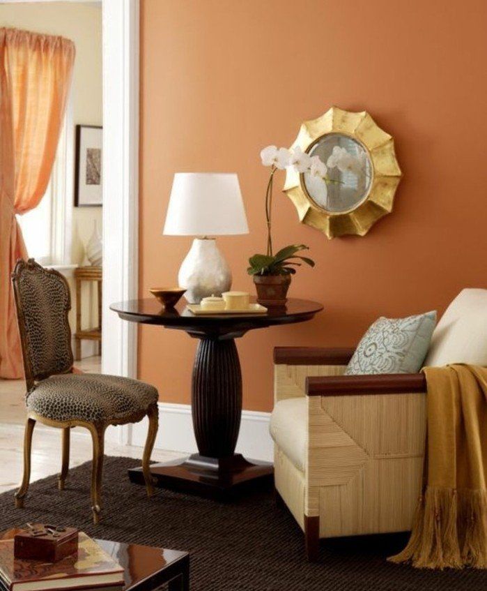 Orange for living room