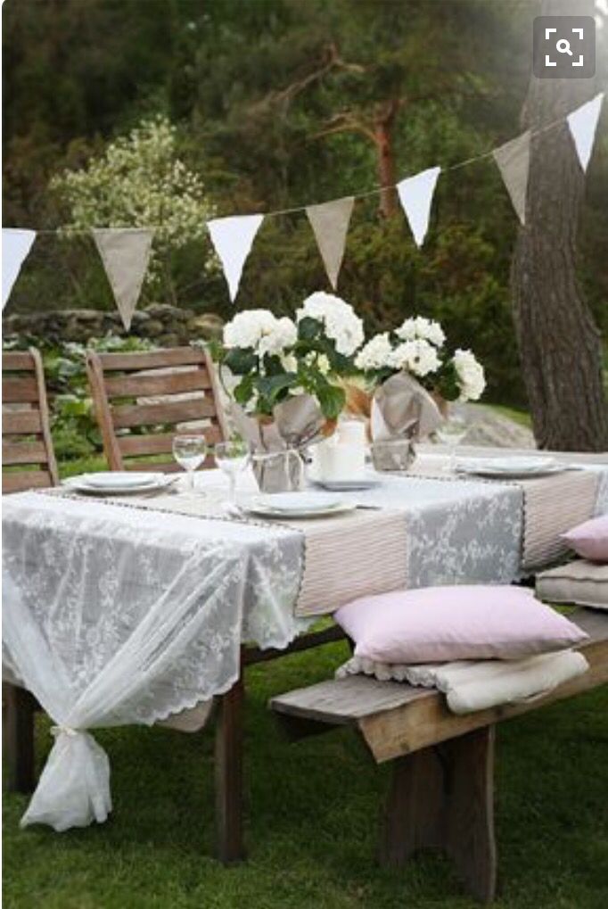 Garden party decoration ideas