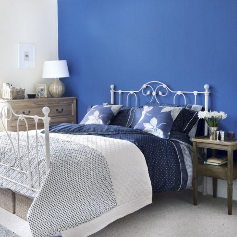 Indigo blue bedroom ideas