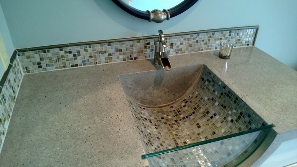 Unusual bathroom flooring ideas