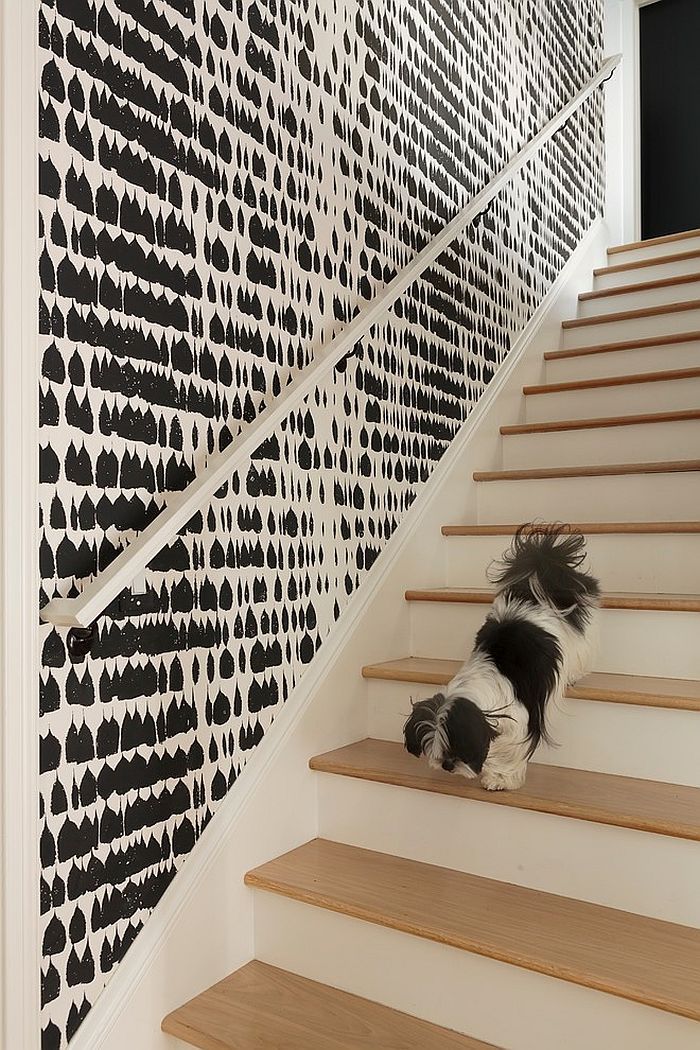 Stairway wallpaper ideas