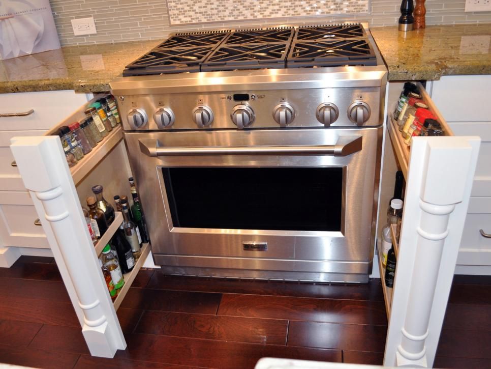 Tile behind the stove