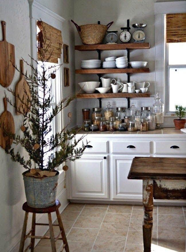 French country small kitchen