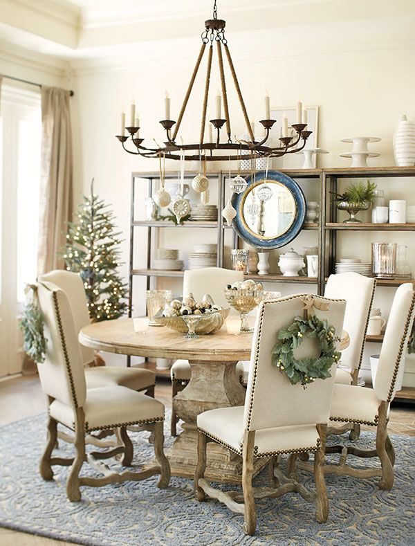 Round table decor at home