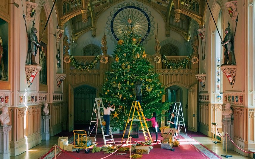 Windsor castle christmas decorations