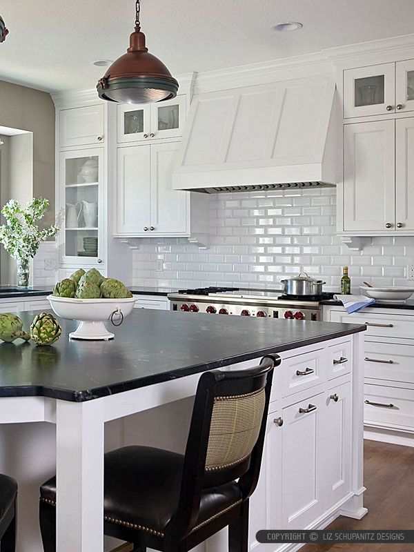 White tile backsplash ideas