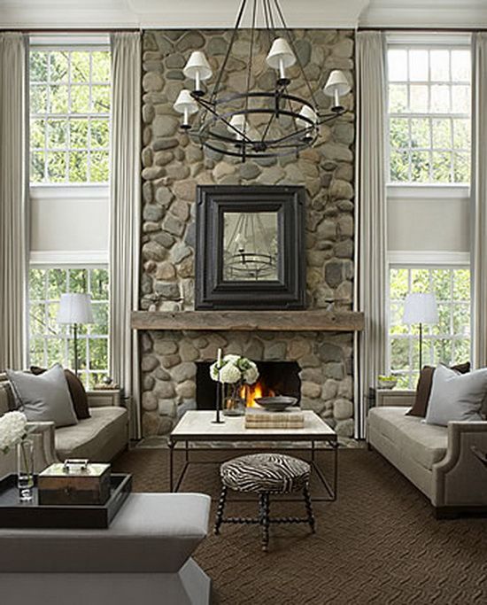 Interior design fireplace ideas