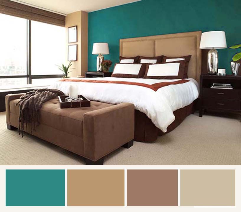 Bedrooms colours combinations