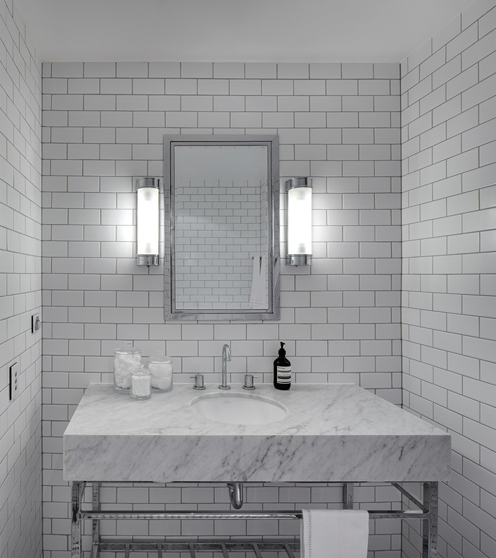 Subway tile baths