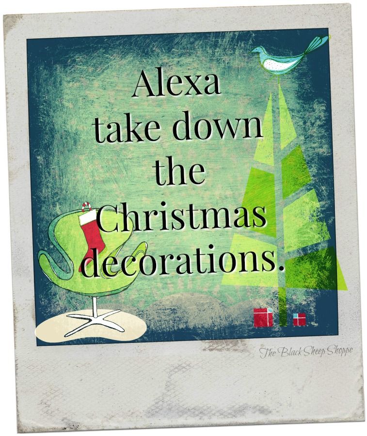 Take down decorations