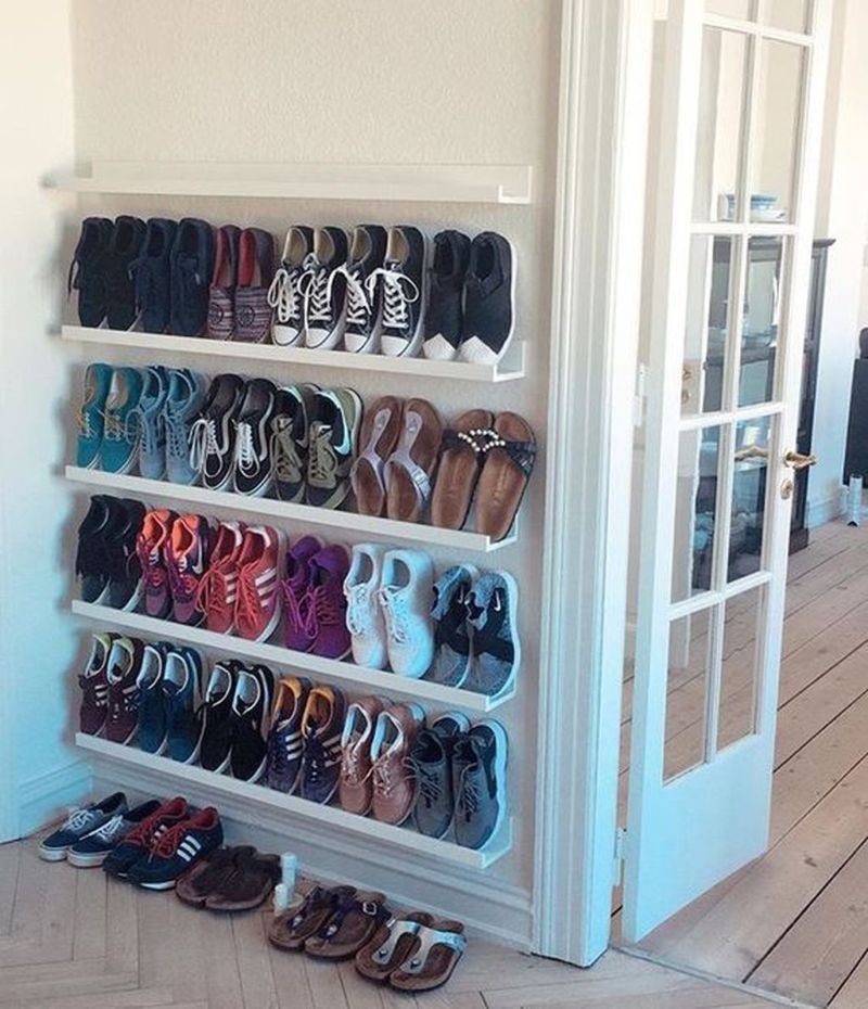 Entry closet organization ideas