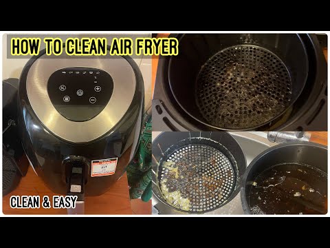 How do you clean an air fryer