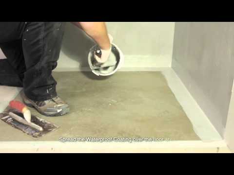 Installing a wet room