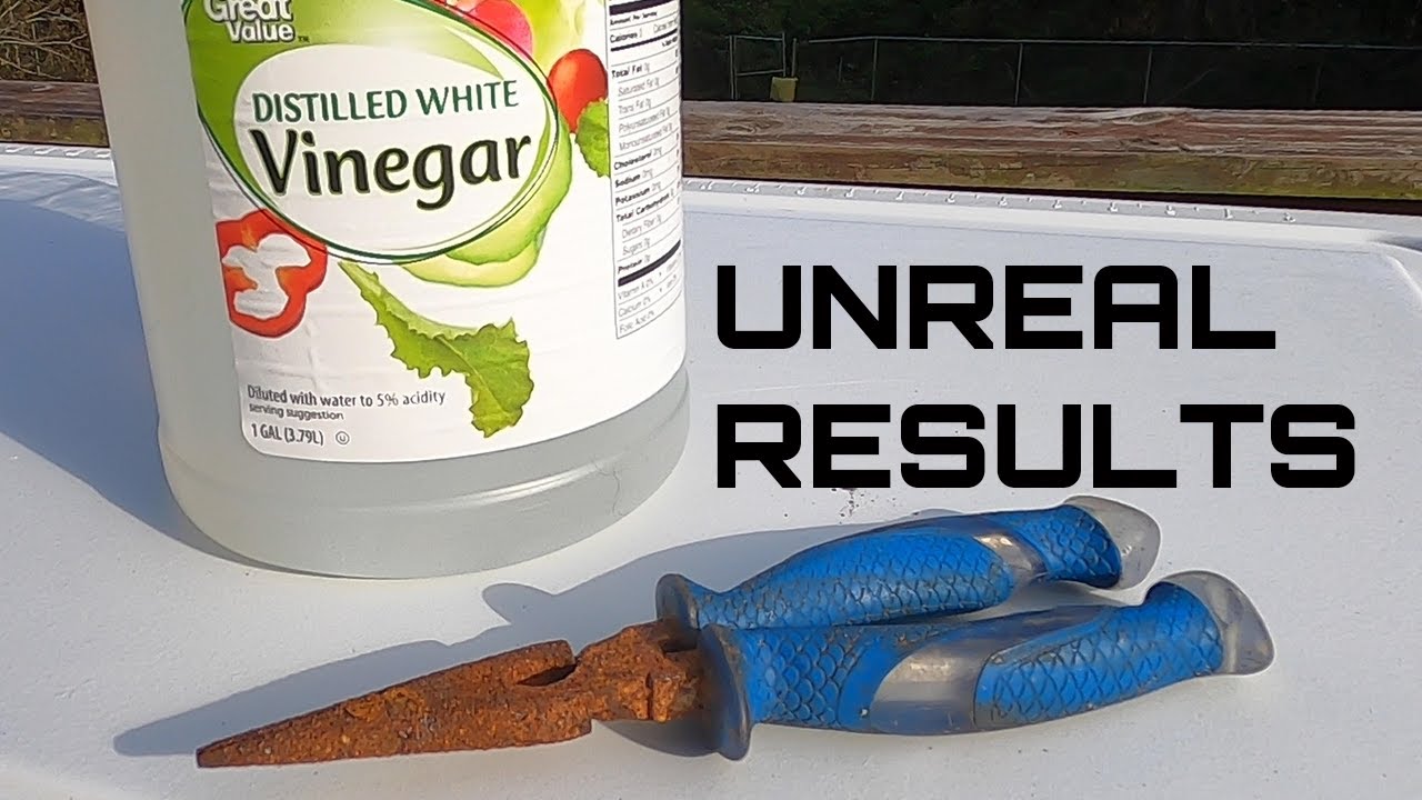 How to remove rust with vinegar