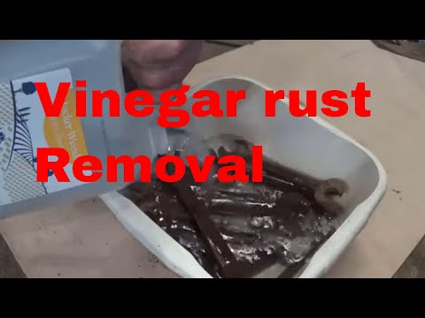 How remove rust from steel