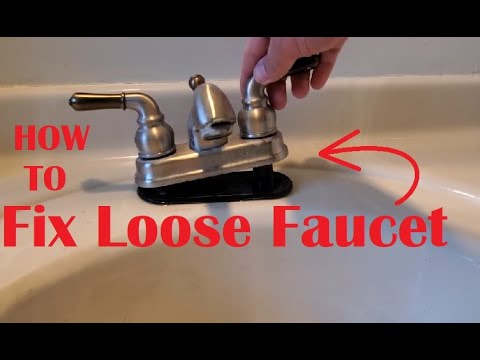 How to fix leaking sink faucet