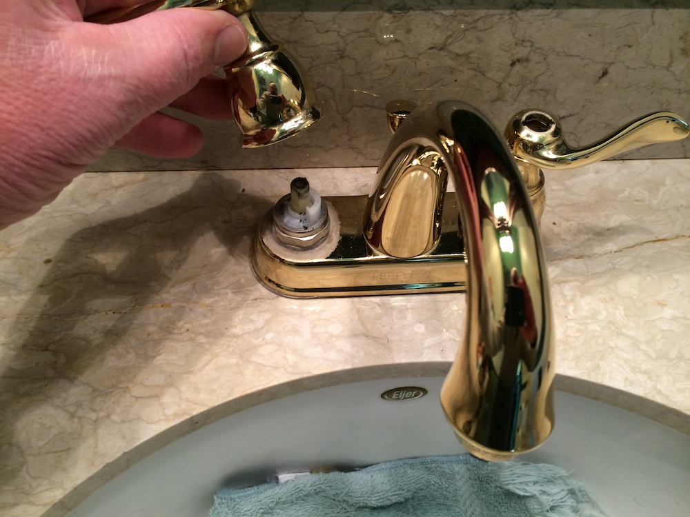 Replace faucet washers