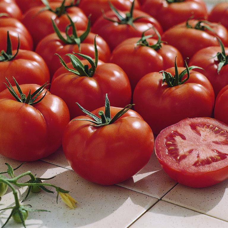 Marigolds and tomatoes