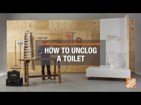 How to unclog a toilet with snake