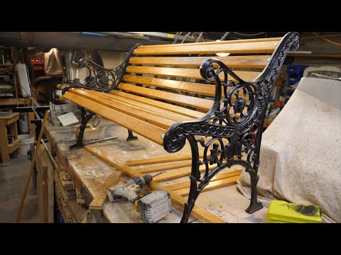 Restoring cast iron garden furniture