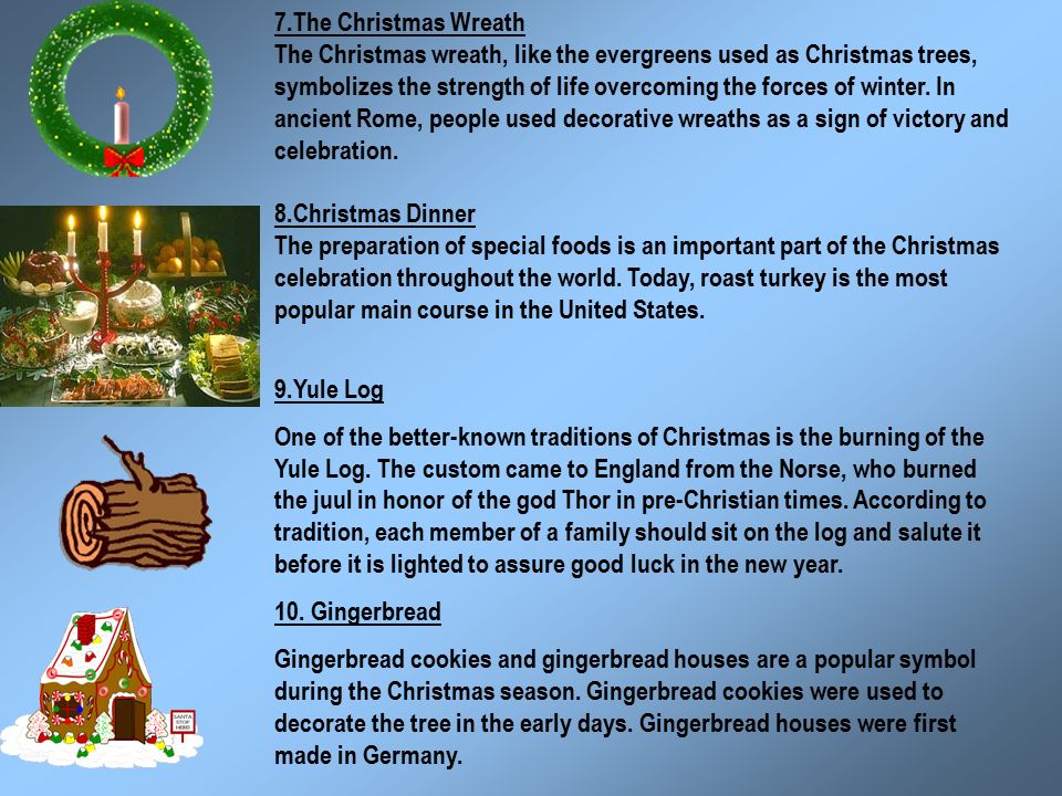 What are the christmas traditions