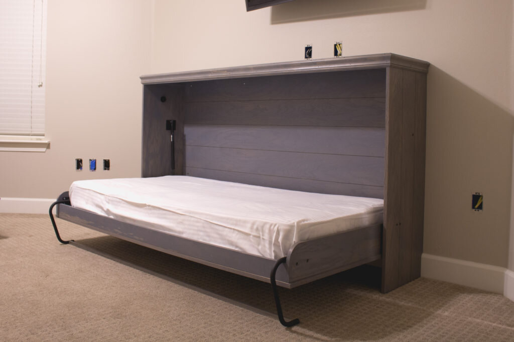 Full size bed for small room