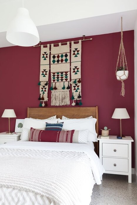 Red bedroom paint ideas