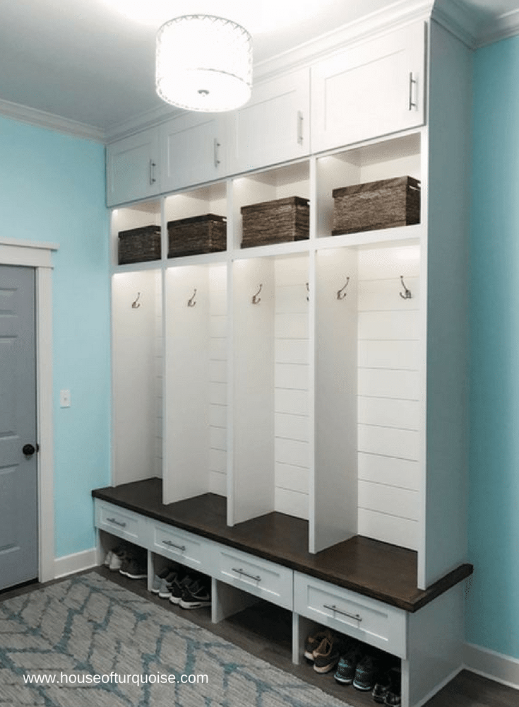 Average size of mudroom