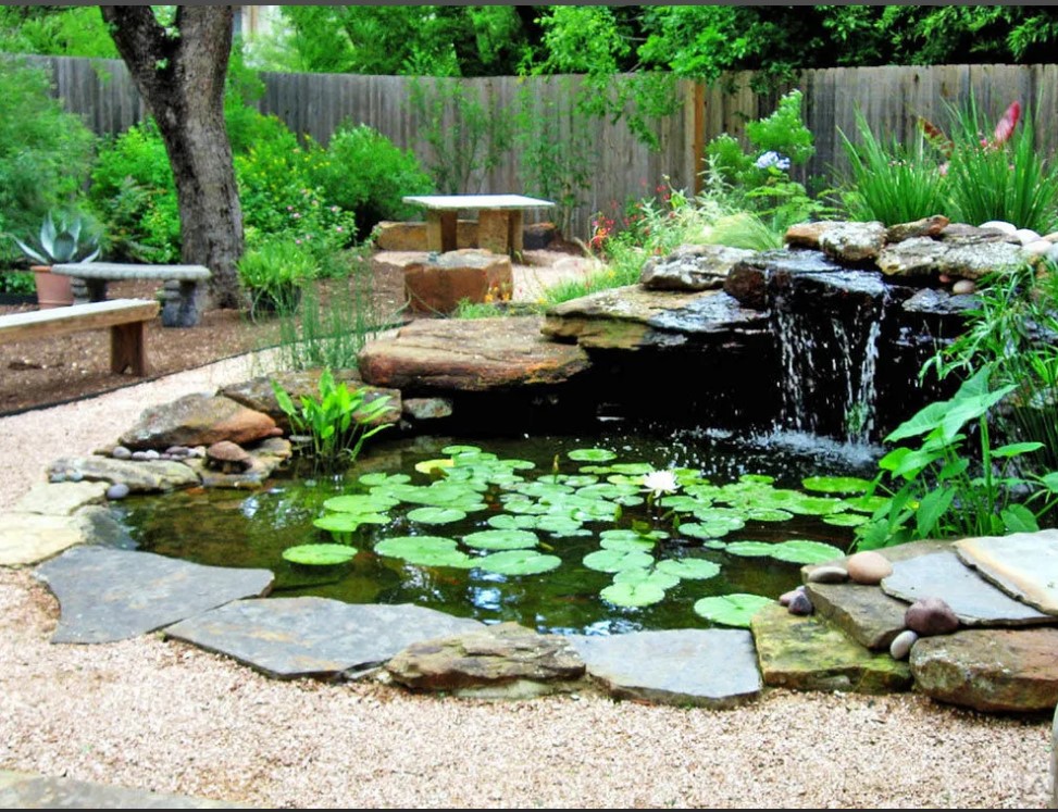 Natural backyard designs