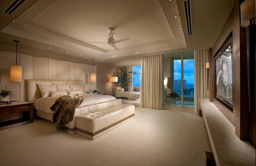 Luxury bedroom interiors