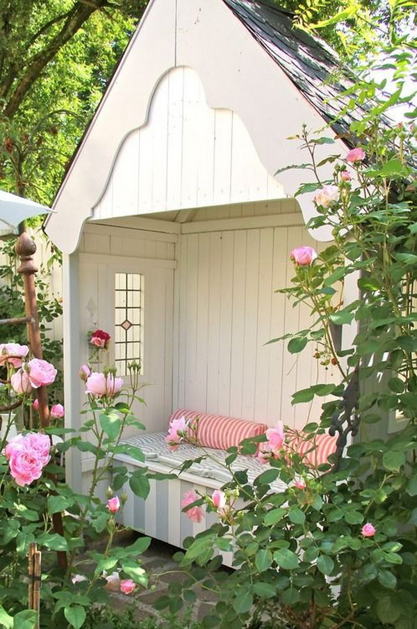 Garden retreat shed