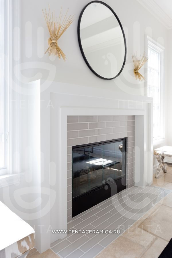 Small fireplace tiles