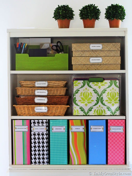 Organized bookshelf ideas