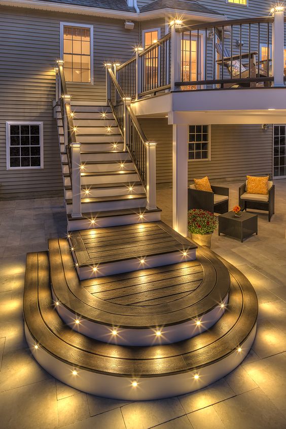 In patio lighting