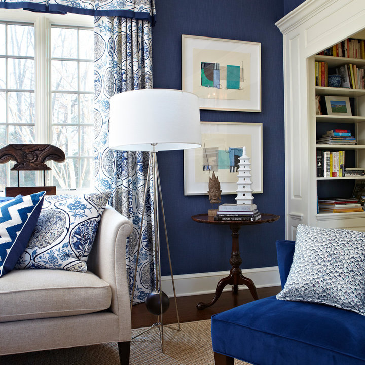 How to decorate a blue room