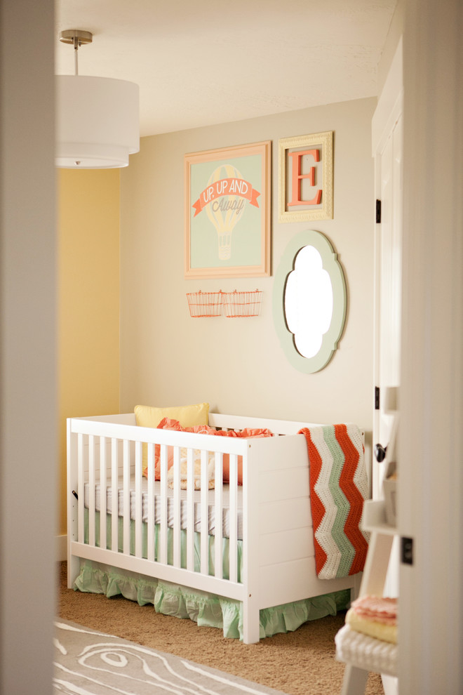 Baby girl nursery wall ideas