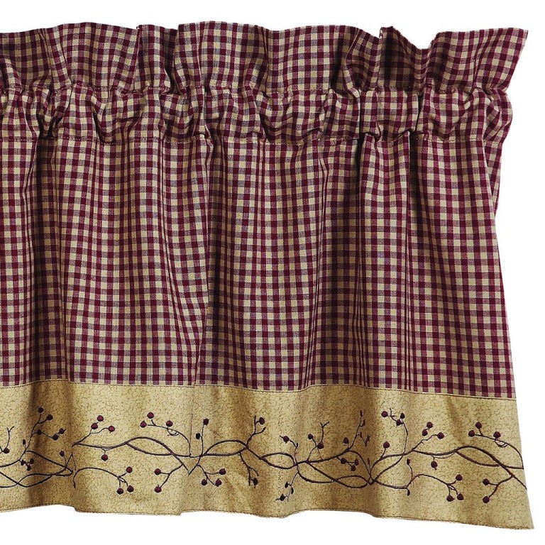 Country curtain shades